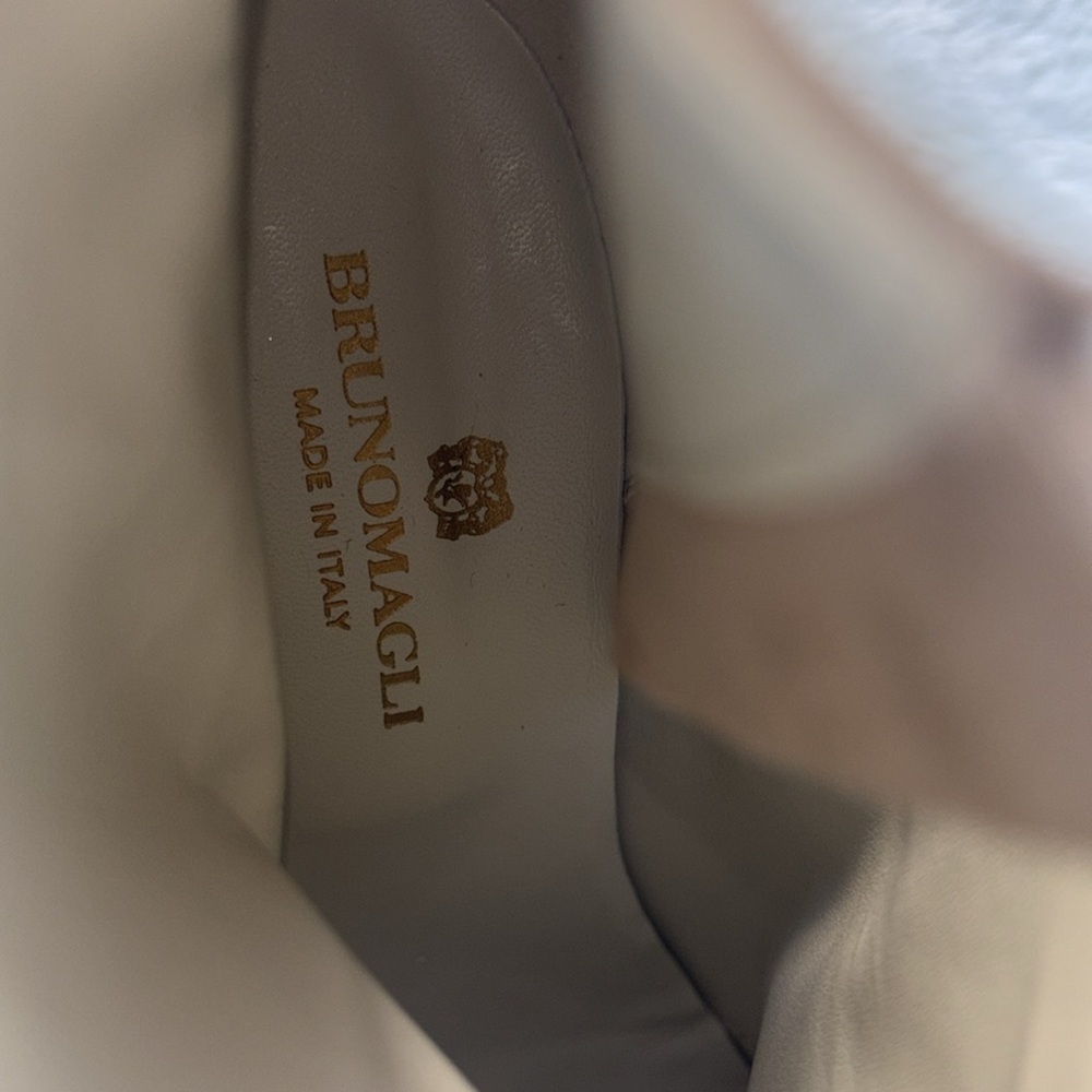 BRUNO MAGLI GUC VINNY SUEDE BOOTIE EU 39.5 ANKLE TAN LUXURY ZIP - Picture 12 of 12